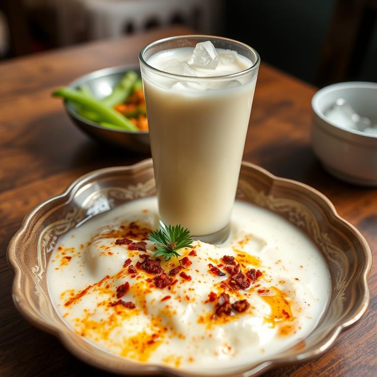 Lassi (Sweet Yogurt Drink) by Tasnim's Home Kitchen