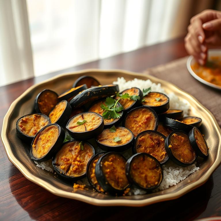 Begun Bhaji (Eggplant Fry)