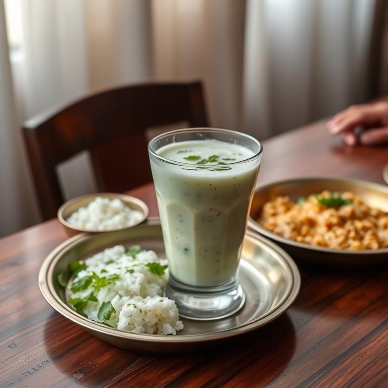 Borhani (Spiced Yogurt Drink) by Amina's Kitchen