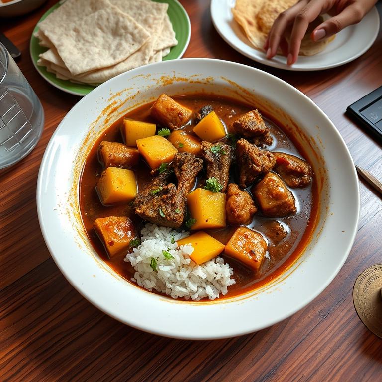Mutton Curry (Khasir Mangsho)