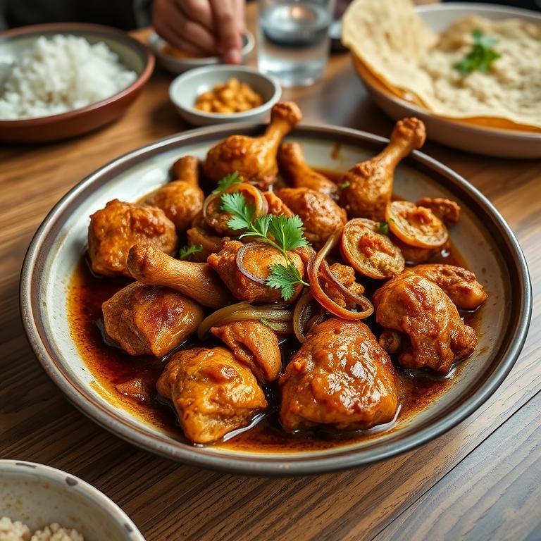 Murgi Bhuna (Chicken Bhuna) by Bhabi Khaleda's Bawarchi