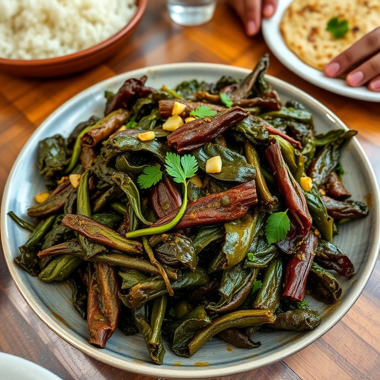 Shak Bhaji (Leafy Greens) by Bhabi Khaleda's Bawarchi