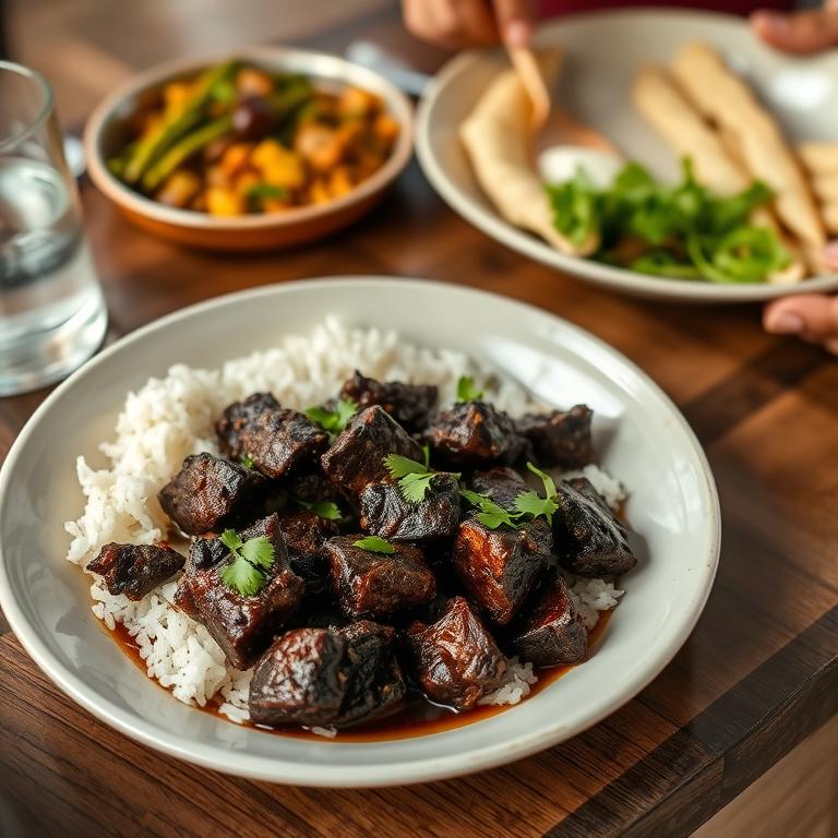 Beef Kala Bhuna by Bhabi Monowara's Uttor Bongo