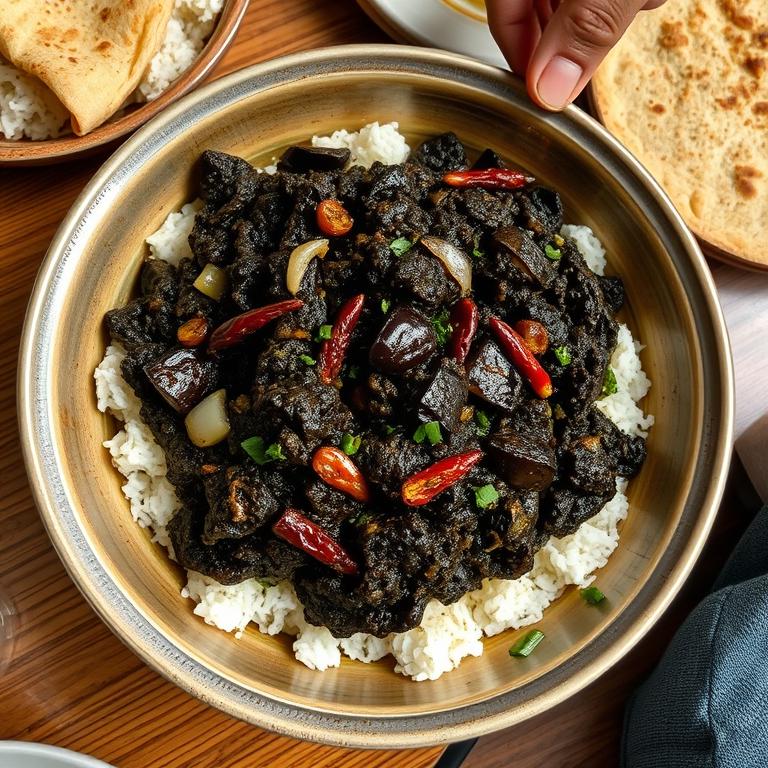 Begun Pora Bharta (Flame-Roasted Eggplant) by Bhabi Monowara's Uttor Bongo
