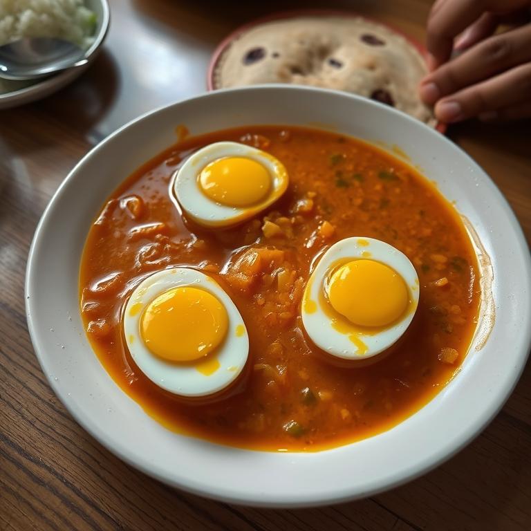 Dim Bhaji (Egg Curry) by Bhabi Monowara's Uttor Bongo