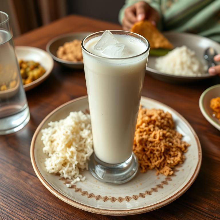 Lassi (Sweet Yogurt Drink) by Bhabi Monowara's Uttor Bongo