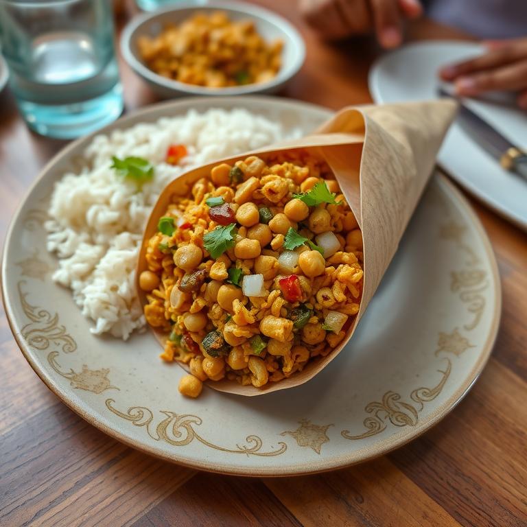 Jhal Muri (Spicy Puffed Rice Mix)