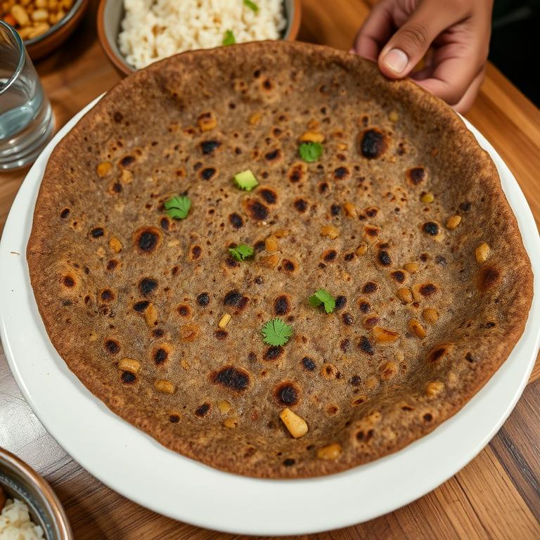 Kalai Ruti (Lentil Flour Flatbread) by Bhabi Rashida's Hotel