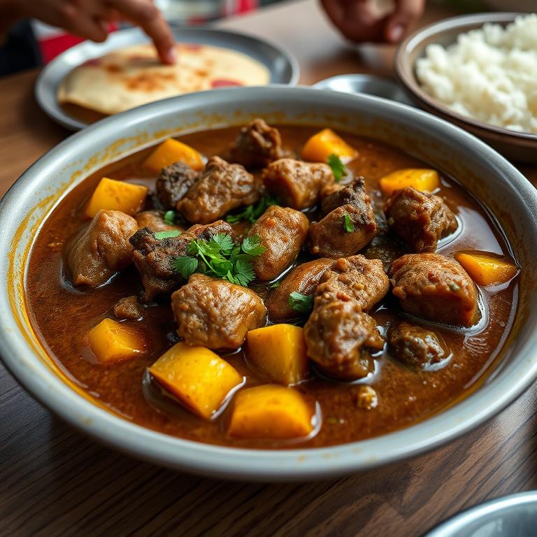 Mutton Curry (Khasir Mangsho)