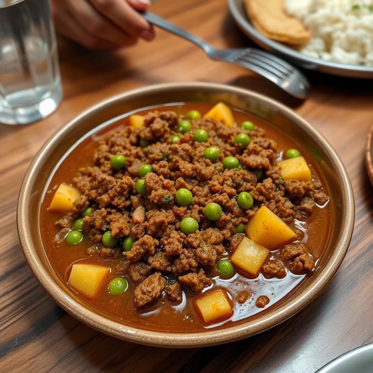 Keema (Minced Meat Curry) by Bhabi Rehana's Rasoi