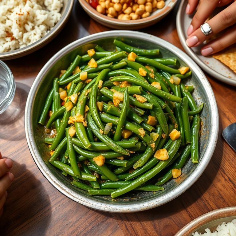 Borboti Bhaji (Long Bean) by Bhabi Rehana's Rasoi