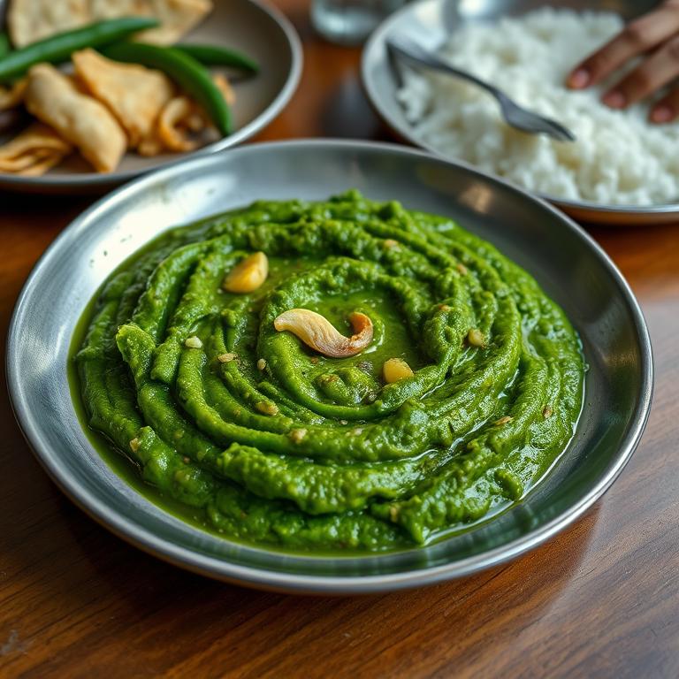 Morich Bharta (Green Chili Mash)