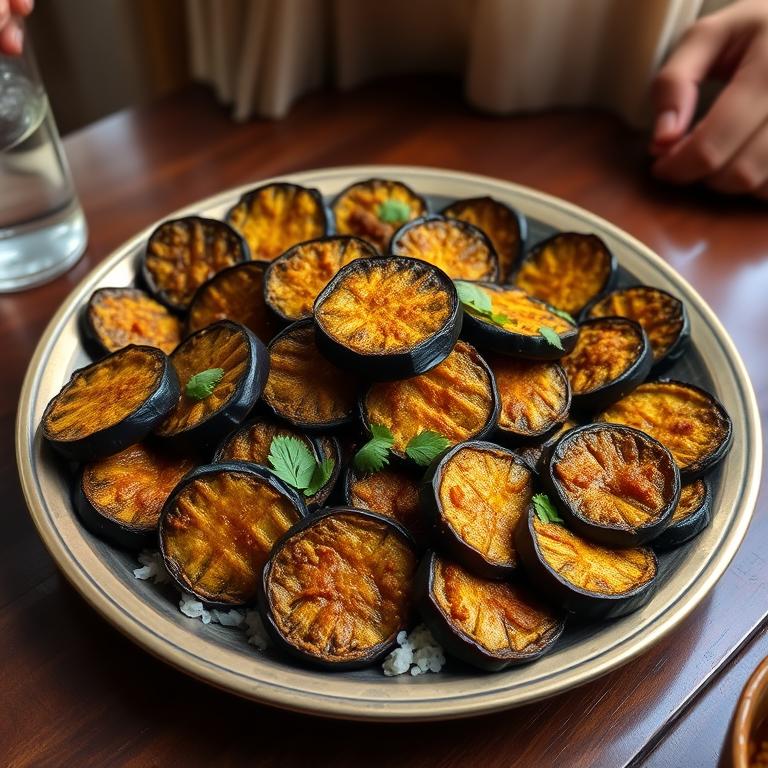 Begun Bhaji (Eggplant Fry)