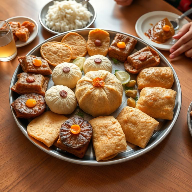 Nabanno Pitha Platter