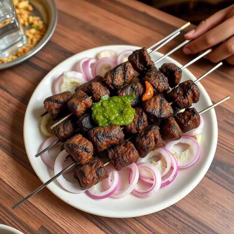 Shik Kebab (Grilled Skewers) by Jahanara's Sylheti Kitchen