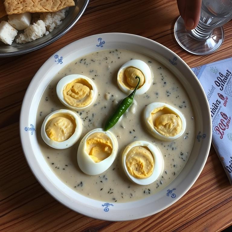 Dim Posto (Egg in Poppy Paste)