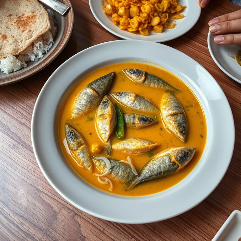 Rui Mach Bhaji (Rohu Curry)