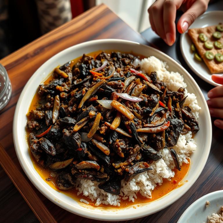 Begun Pora Bharta (Flame-Roasted Eggplant) by Kamrunnahar's Rangpur Bhog