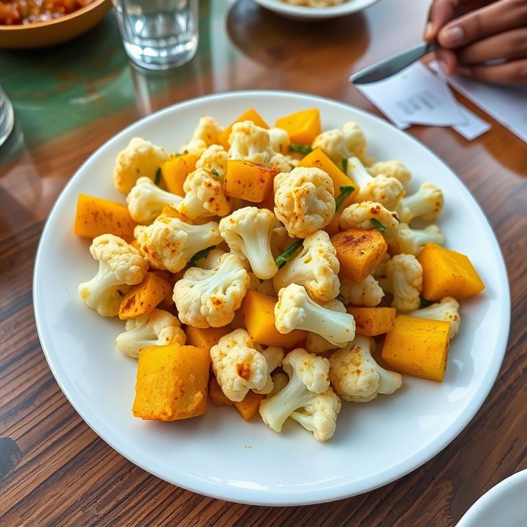 Phulkopi Bhaji (Cauliflower) by Kamrunnahar's Rangpur Bhog