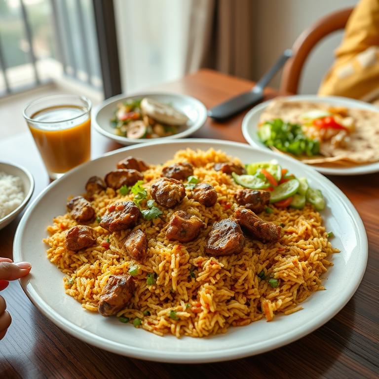 Wedding Kacchi Biryani Platter by Kamrunnahar's Rangpur Bhog