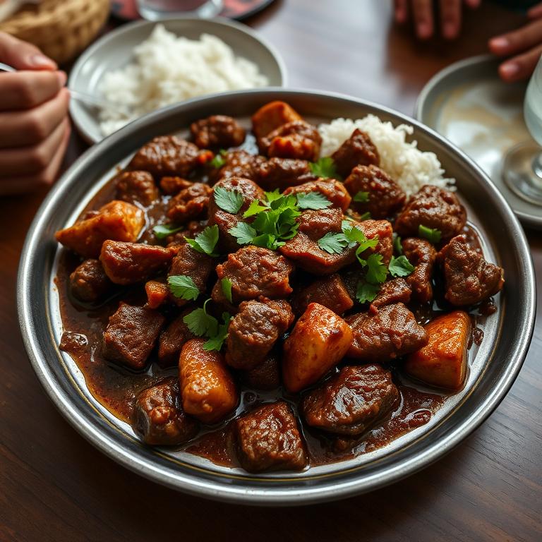 Beef Bhuna by Maya's Khabar Ghor