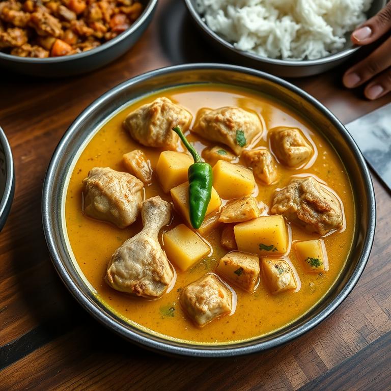 Murgir Jhol (Chicken Light Curry) by Maya's Khabar Ghor