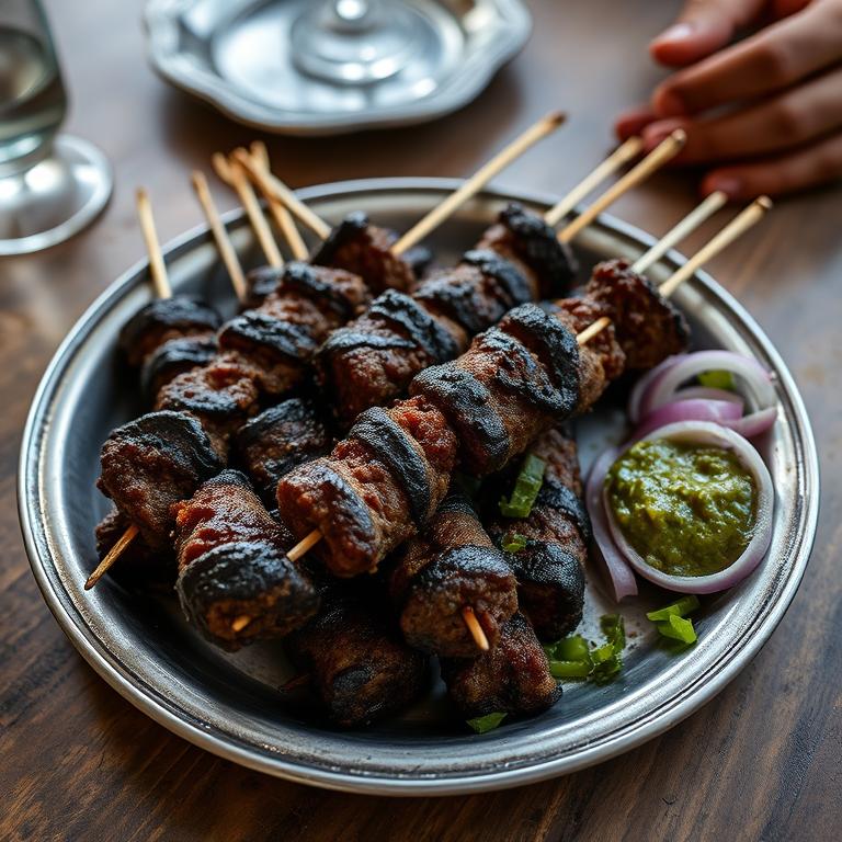 Shik Kebab (Grilled Skewers) by Morjina's Noakhali Ghor