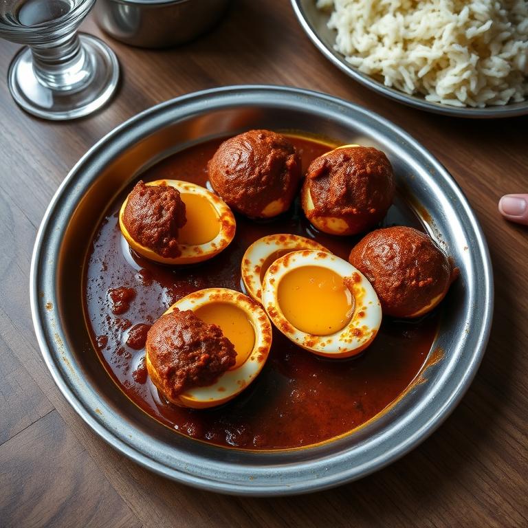 Dim Bhuna (Spiced Egg)