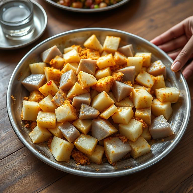 Kochu Bhaji (Taro Stir-fry)