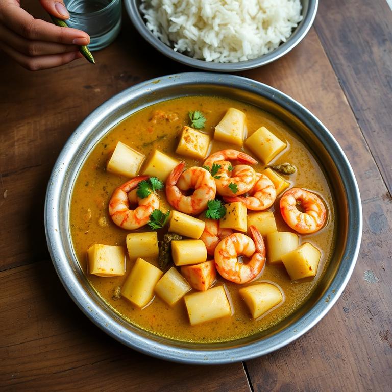 Lau Chingri Chochchori (Bottle Gourd with Shrimp Stew) by Nusrat's Home Food