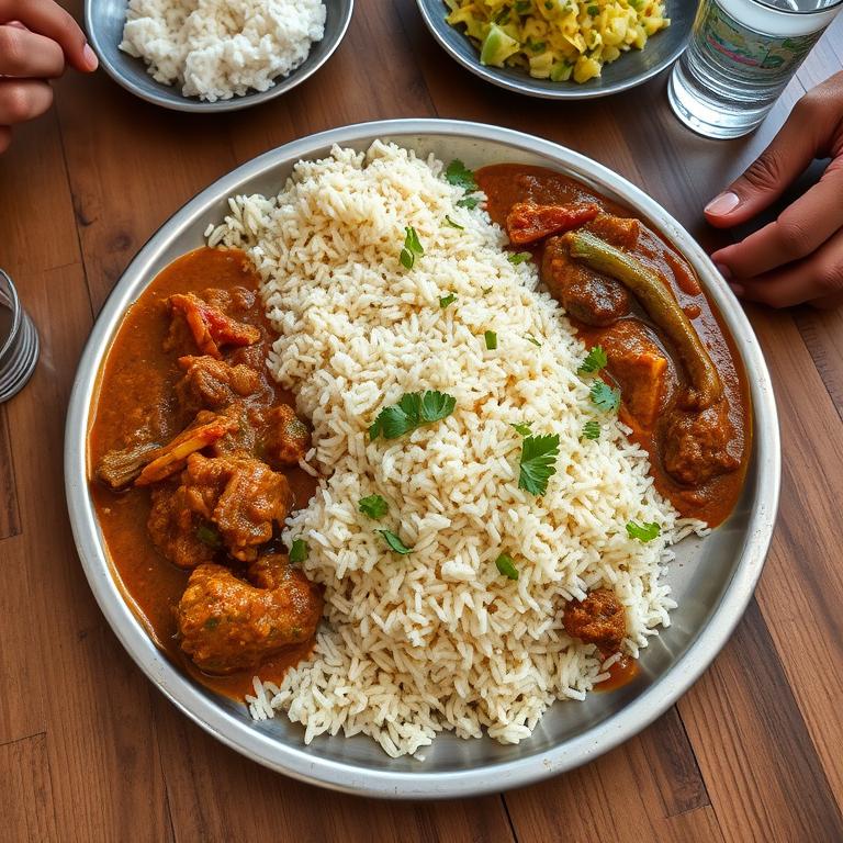 Wedding Polau with Mutton Korma by Nusrat's Home Food