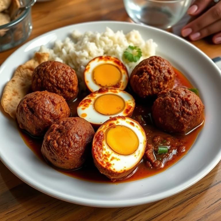 Dim Bhuna (Spiced Egg) by Parul's Samudrik Ranna