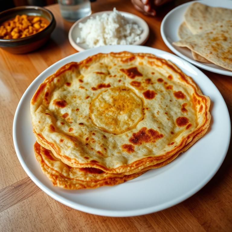 Deep Paratha (Fried Layered Paratha) by Parul's Samudrik Ranna