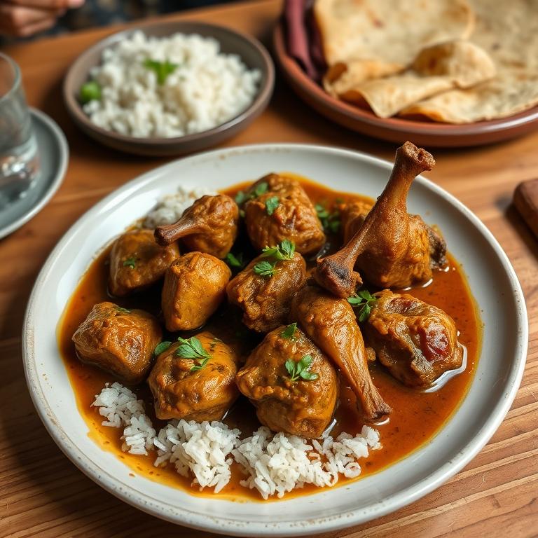 Desi Murgi (Country Chicken) by Rokeya's Nawabi Dastarkhwan