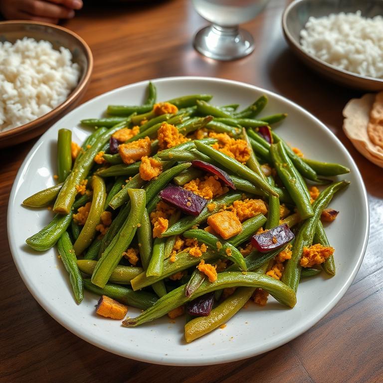 Sheem Bhaji (Flat Bean) by Rokeya's Nawabi Dastarkhwan