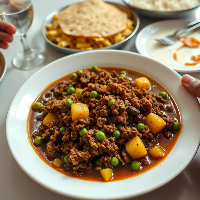 Keema (Minced Meat Curry) by Rumi's Ranna Ghor