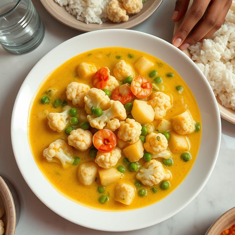 Phool Kopi Chochchori (Cauliflower Stew) by Rumi's Ranna Ghor