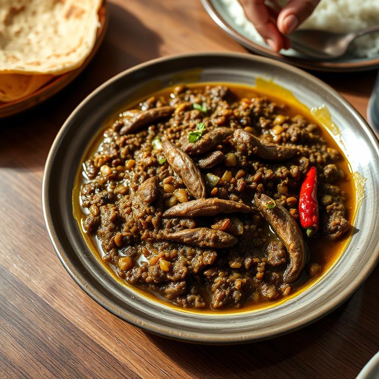 Shutki Bharta (Dried Fish Mash) by Rumi's Ranna Ghor