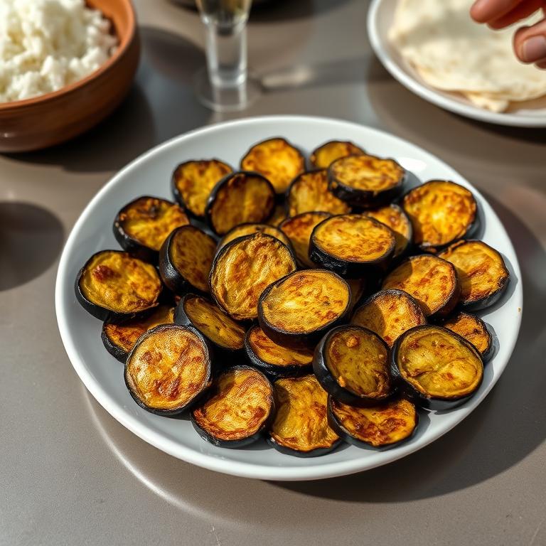 Begun Bhaji (Eggplant Fry) by Salma's Ranna Bari