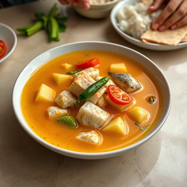Macher Jhol (Fish Light Curry)