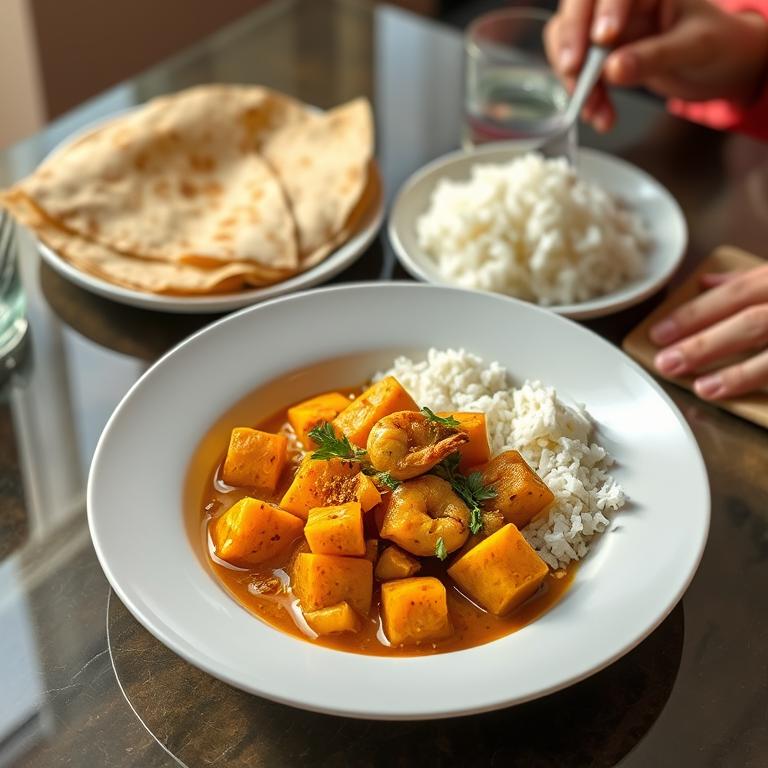 Mishti Kumra Chochchori (Sweet Pumpkin Stew) by Salma's Ranna Bari