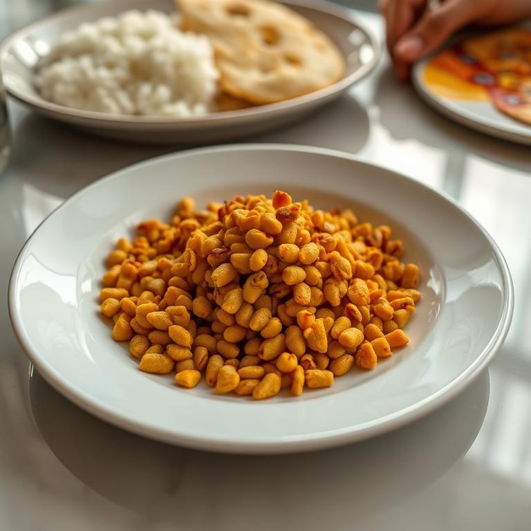 Bhaja Mug Dal (Roasted Moong) by Salma's Ranna Bari