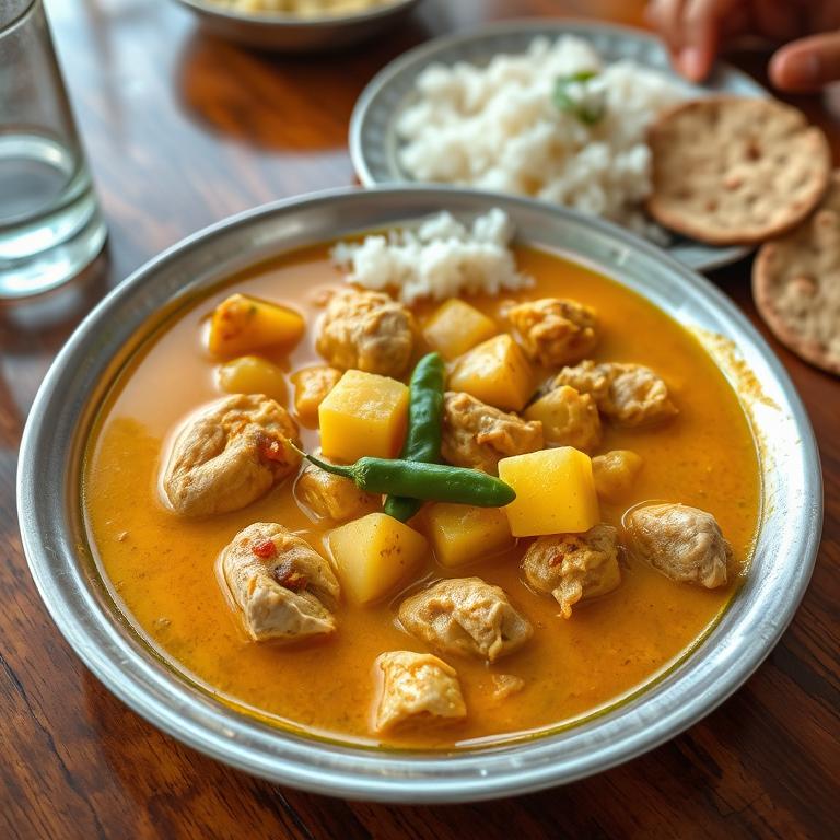 Murgir Jhol (Chicken Light Curry) by Sufia's Mishti Ahar
