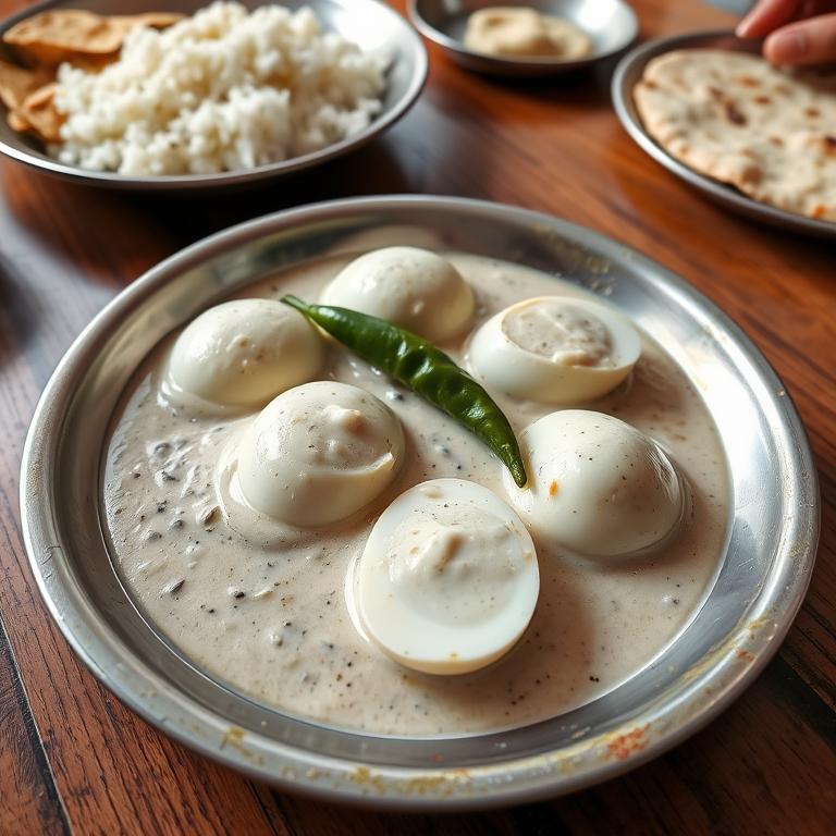 Dim Posto (Egg in Poppy Paste)