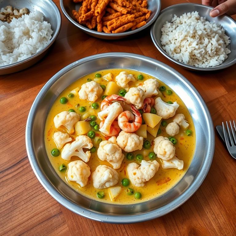 Phool Kopi Chochchori (Cauliflower Stew) by Sufia's Mishti Ahar
