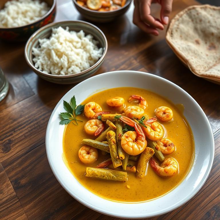 Kachu Loti Chochchori (Taro Stem Stew) by Taslima's Hashi Ranna
