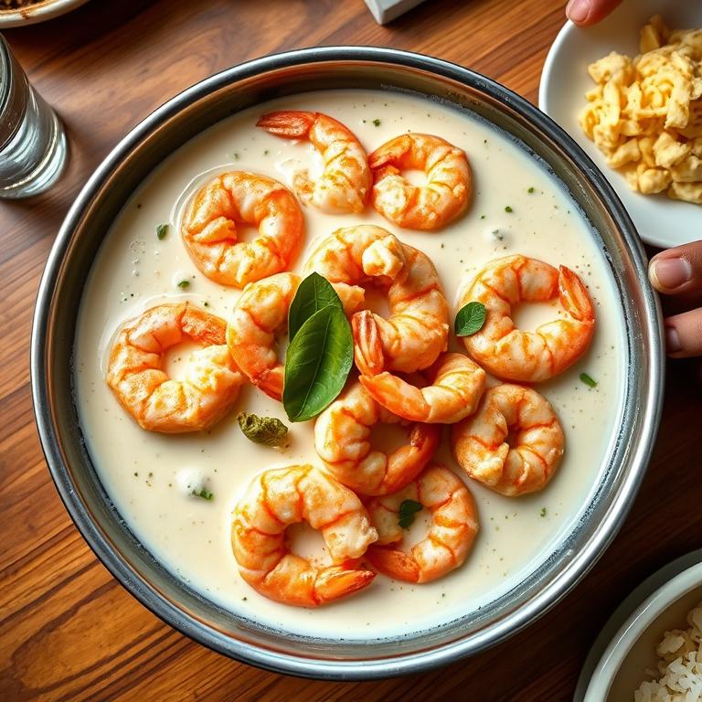 Chingri Malai Curry (Prawn Coconut) by Tasnim's Home Kitchen