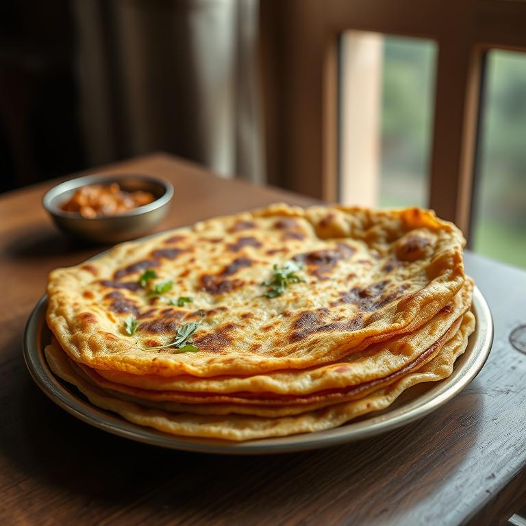 Deep Paratha (Fried Layered Paratha)