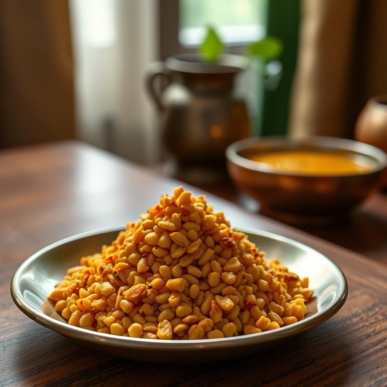 Bhaja Mug Dal (Roasted Moong) by Amina's Kitchen