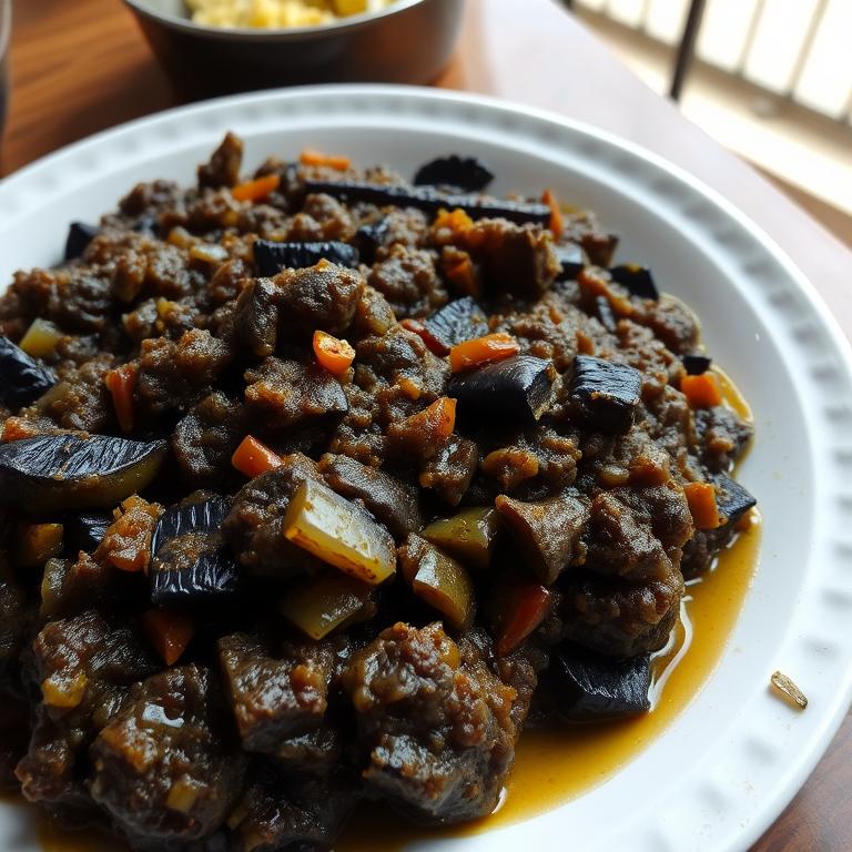 Begun Pora Bharta (Flame-Roasted Eggplant) by Bhabi Fatima's Desh